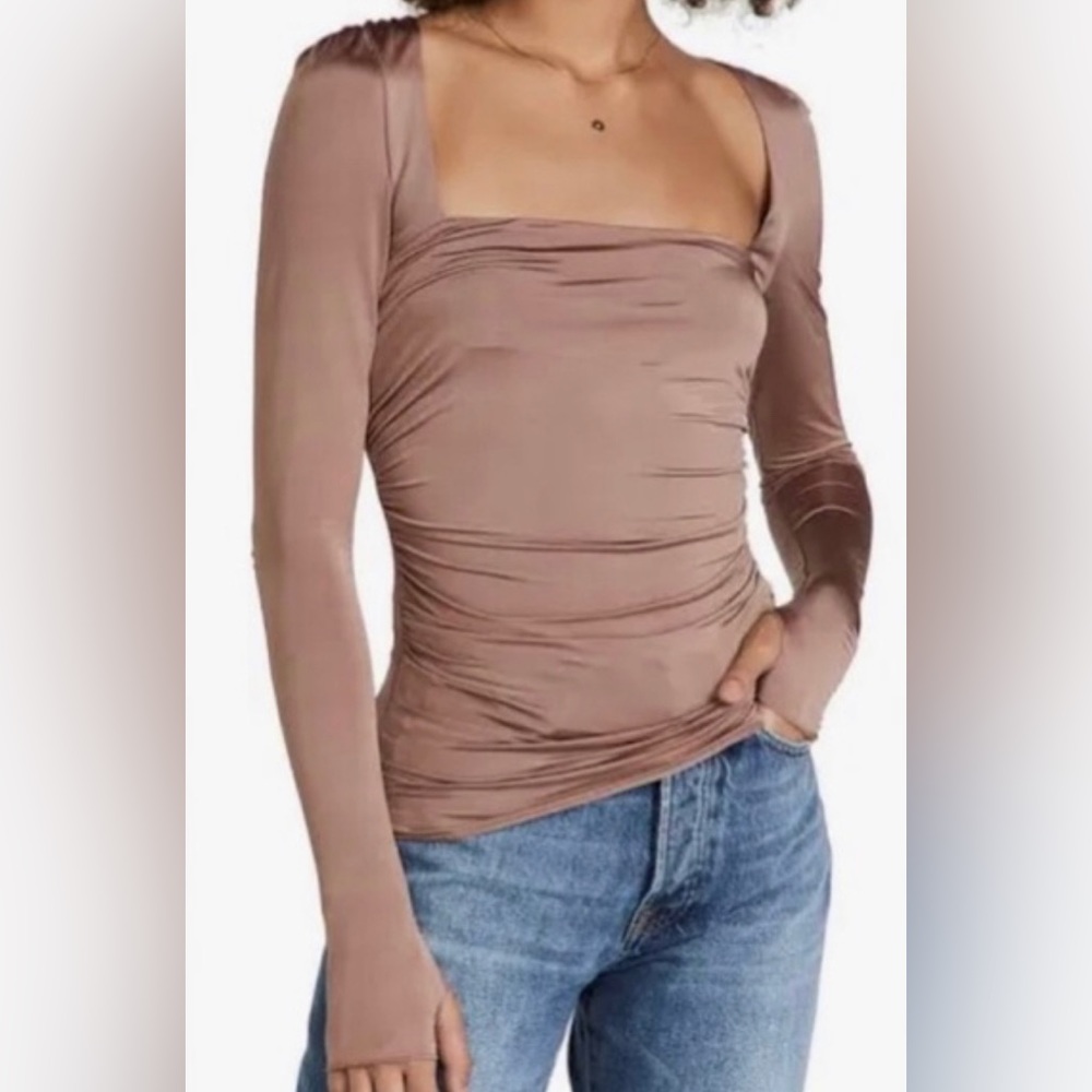 Free People Wind Down Long sleeve in Strawberry Roan